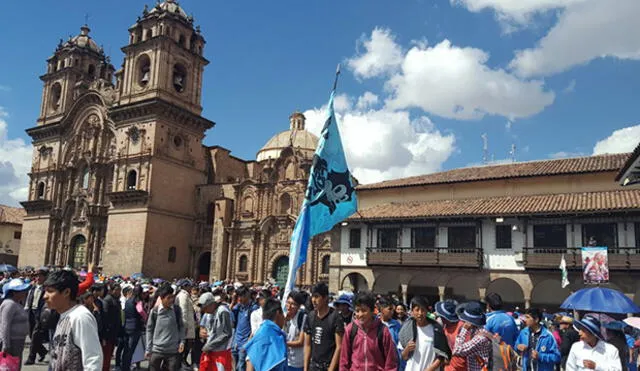 Profesores del Cusco cesan protesta para iniciar mesa de diálogo [VIDEO]