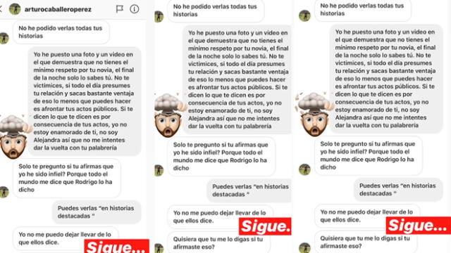 Prometido de Alejandra Baigorria reclama a ‘Peluchín’ y su respuesta no se hace esperar