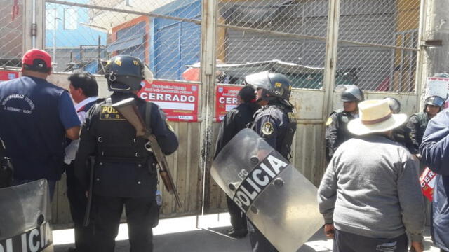Arequipa: Cierran dos mercados de la plataforma Avelino Cáceres que eran bombas de tiempo [FOTOS Y VIDEO]