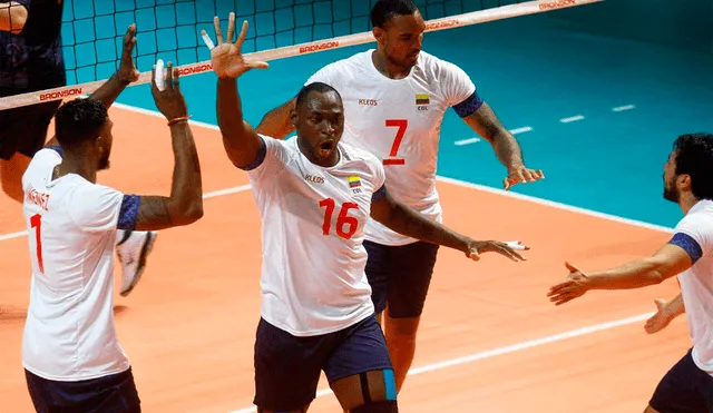 Perú debutó con derrota ante Colombia en el Preolímpico de Vóleibol Masculino Chile 2020. | Foto: @PanamSports