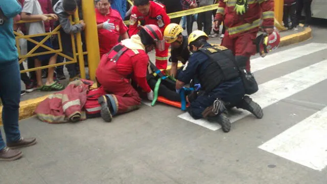  Accidente entre bus turístico y Metropolitano dejó 7 heridos