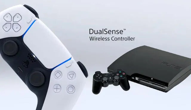 El nuevo mando de la PS5 puede conectarse a la PS3 vía cable o Bluetooth. Solo un botón no es compatible. Foto: Sony, composición