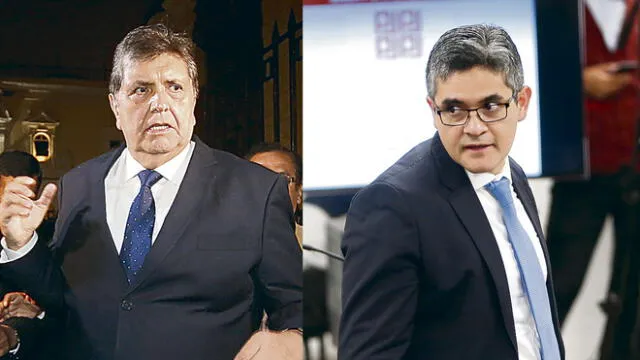Antes que lo interrogue, García desató guerra contra el fiscal Pérez