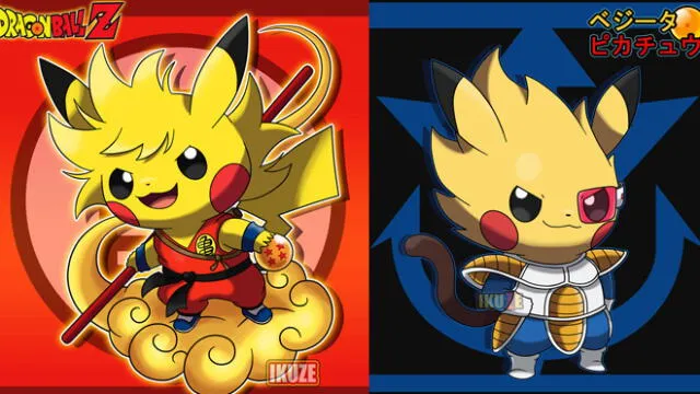 Pokémon: Artista dibujó a Pikachu como reconocidos personajes de anime y el resultado es genial [FOTOS]
