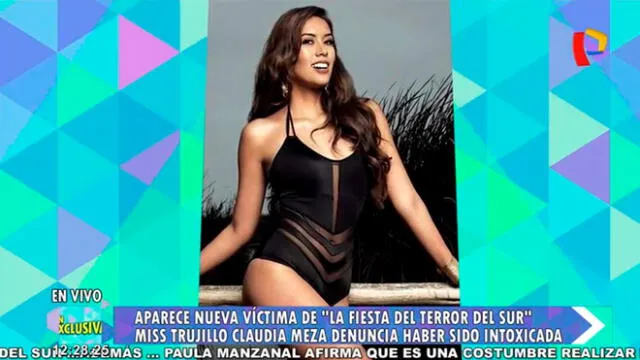 Claudia Meza, la modelo que casi fue violada en "fiesta del terror" [VIDEO]