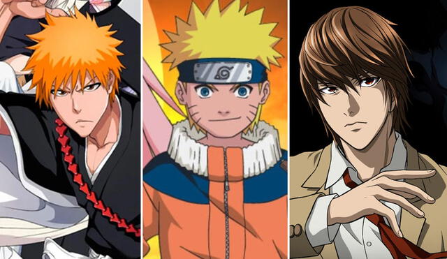 Naruto, Bleach y Death Note llegan a conocida plataforma online. Créditos: composición