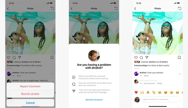La nueva herramienta de Instagram permite frenar a los acosadores de forma silenciosa.