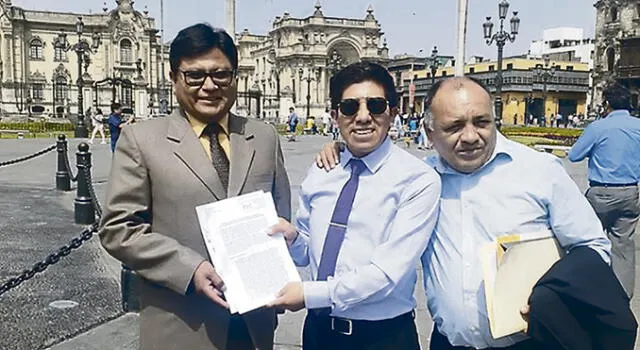 Trato. Agustín Luque y Juan Carlos Aquino se vieron en Lima.