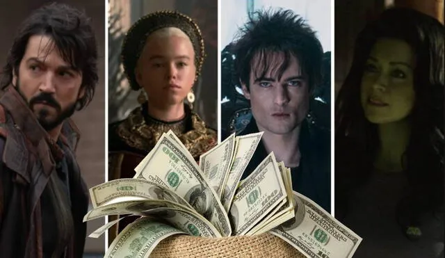 Las plataformas de streaming más usadas invirtieron grandes sumas de dinero este año para producir sus series más sonadas. Foto: composición/ Netflix/HBO Max/ Disney+