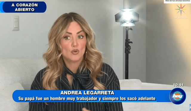 Andrea Legarreta rompe en llanto al hablar de su infancia [VIDEO]