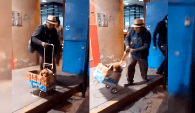 Facebook: Anciano enternece las redes por gesto de amor a su mascota [VIDEO]