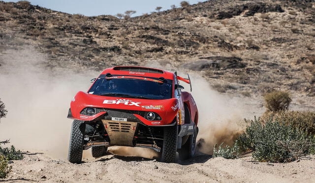 La etapa 2 del Rally Dakar incluye las primeras dunas del recorrido. Foto: EFE