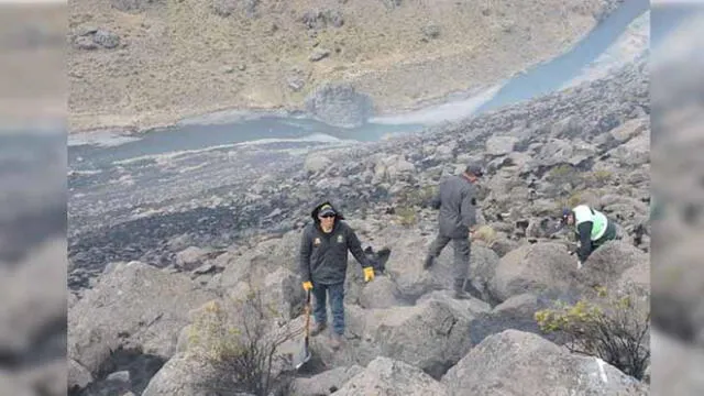 Serenos y policía Controlaron el incendio en la denominada Quebrada de Angostura.