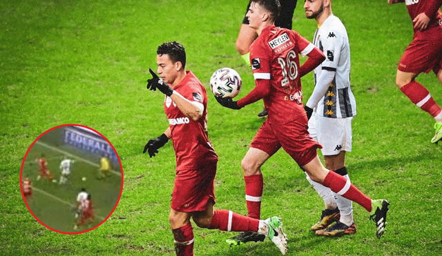 Cristian Benavente anotó su segundo gol con el Antwerp en la Liga belga. Foto: Sport Center