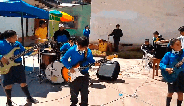 Facebook: escolares de Sicuani tocan rock peruano y el resultado impresiona [VIDEO]