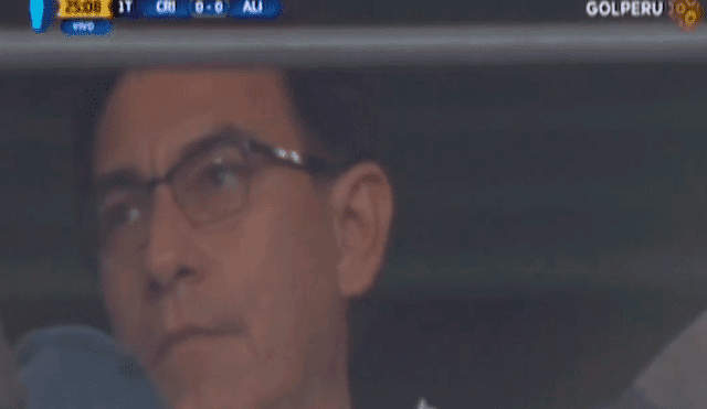 Sporting Cristal vs Alianza Lima: Martín Vizcarra observa el partido desde el palco presidencial