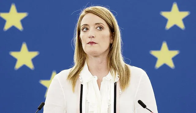 Estrellada. Eva Kailí, vicepresidenta de la Eurocámara. Foto: EFE