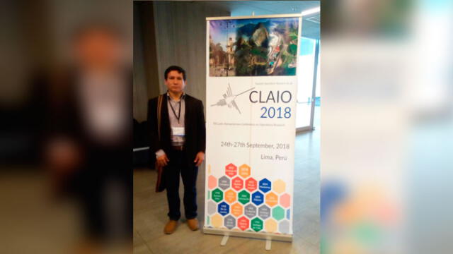 Piura: docente universitario dio conferencia en CLAIO 2018