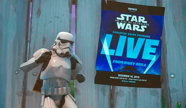 El evento de Fortnite x Star Wars emitió una escena exclusiva de la nueva película 'Star Wars: El Ascenso de Skywalker'.