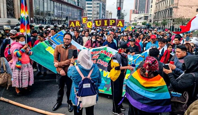 Dirigentes anunciaron una nueva marcha a favor del Gobierno de Pedro y en contra de la vacancia presidencial. Foto: composición Gerson Cardoso/ La República