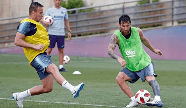 Lionel Messi revela que Arthur le recuerda a Xavi