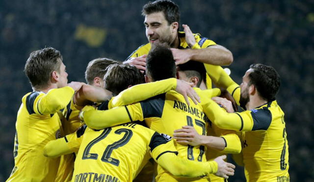 Borussia Dortmund goleó 4-0 al Benfica de André Carrillo y avanzó a cuartos de Champions League 