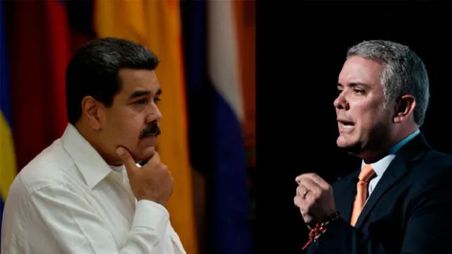 Nicolás Maduro e Iván Duque. Foto: difusión.