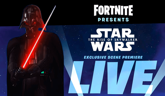 El evento más grande de Fortnite Battle Royale mostrará escena exclusiva de Star Wars: El Ascenso de Skywalker. Revisa el horario en Perú, México, España y más.