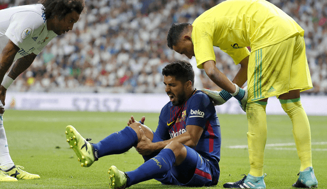 FC Barcelona: Luis Suárez sufre una lesión que lo dejaría fuera de importantes partidos