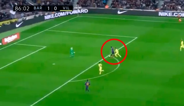 Barcelona vs Villarreal: pase filtrado de Messi y Carles Aleñá se la 'picó' al arquero para el 2-0 [VIDEO]