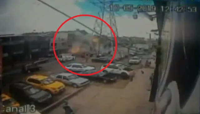 Cámara de seguridad registra el momento de la brutal explosión en Colombia [VIDEO] 