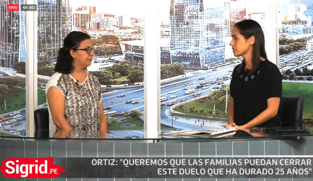 Sigrid.pe: Hoy entrevista a Gisela Ortiz, vocera de los deudos de La Cantuta y Barrios Altos