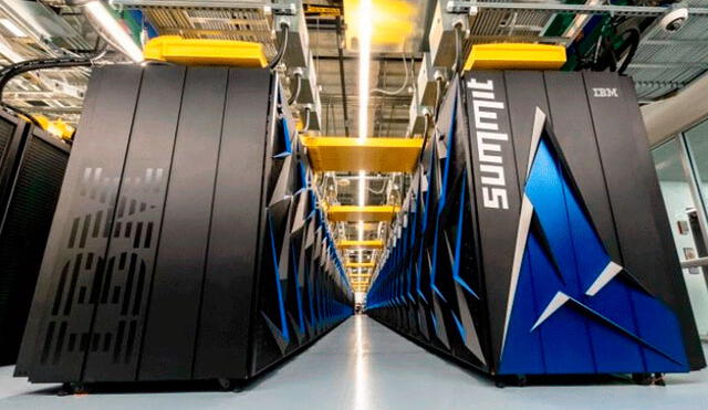 Supercomputadora Summit de IBM. Foto: Laboratorio Nacional Oak Ridge.