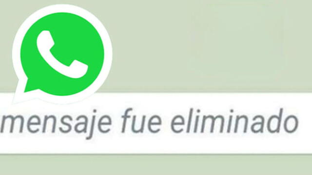 Mensaje eliminado de WhatsApp.