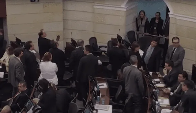 Colombia: lanzan bolsa con ratones a bancada oficialista durante sesión del Congreso [VIDEO]