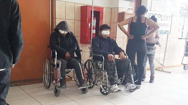 Obreros quedaron con severas secuelas en la vista