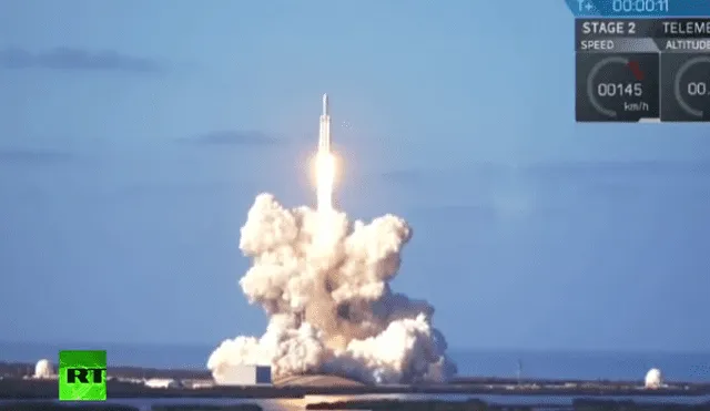 Falcon Heavy: ¡Histórico! fue lanzado el cohete más grande del mundo al espacio [VIDEO]