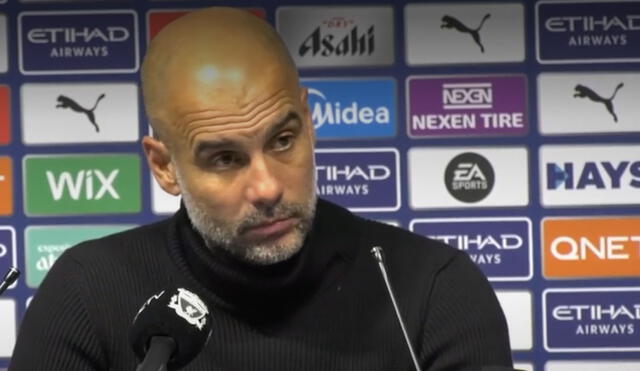 Pep Guardiola es el entrenador del Manchester City. Foto: captura As