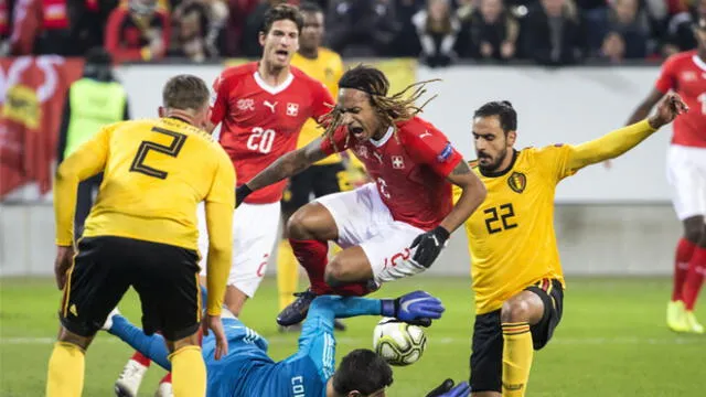 Bélgica cayó goleado ante Suiza y es eliminado del 'Final Four' de la UEFA Nations League [GOLES]