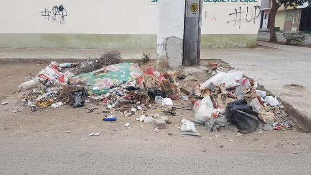 Trujillo: denuncias por basura y desmonte en calles continúa