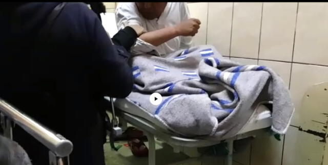 Paciente alterado causó pánico en hospital de Arequipa [VIDEO]