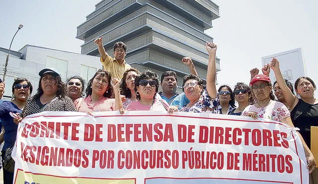 profesores protesta