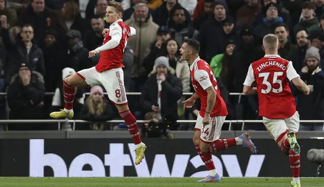 Arsenal sumó 47 puntos en la Premier League. Foto: AFP