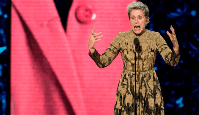 Oscar 2018: Frances McDormand y su potente mensaje para las mujeres