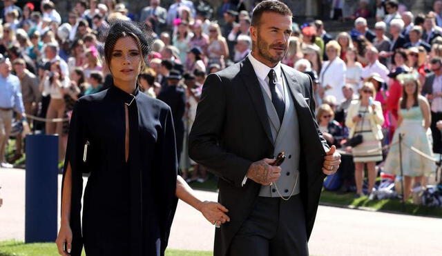 David y Victoria Beckham subastan ropa que usaron en Boda Real del príncipe Harry