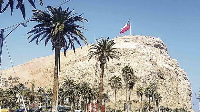 Perú tiene terreno en Arica.