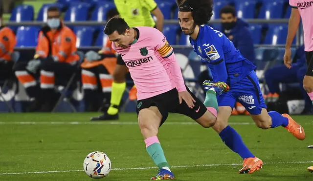 Barcelona y Getafe se enfrentan en la sexta jornada de LaLiga Santander. Foto: AFP