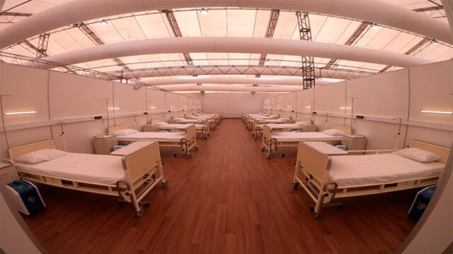 Centro de Hospitalización Temporal COVID-19 de La Victoria. Foto: Clinton Medina.