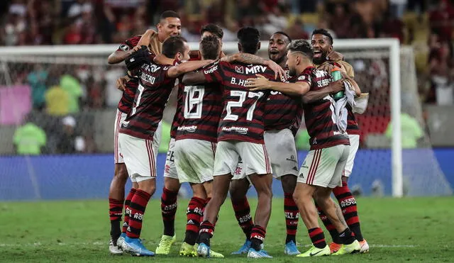 Flamengo le propinó una verdadera paliza a Gremio y  volverá a jugar una final de Copa Libertadores después de 38 años. Foto: EFE.
