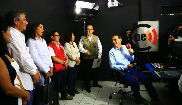 Presidente Martín Vizcarra participó en el encendido de la Televisión Digital Terrestre en Piura